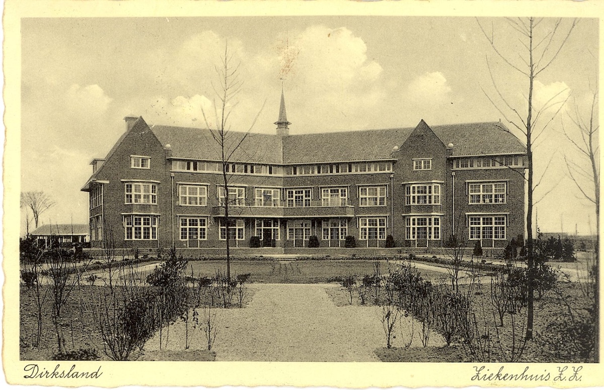 Van Weel-Bethesda Ziekenhuis, oude ansichtkaart